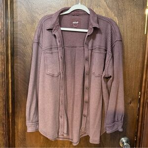 Aerie lumberjane waffle knit